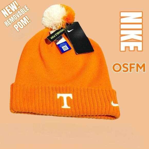 Tennessee Volunteers VOLS Orange NCAA Beanie Pom Winter Knit Skull Cap Hat NWT! - Picture 1 of 8